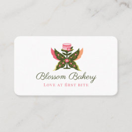 Tarjeta De Visita Fun Butterfly Blossom Floral Jardín Pastel de pana