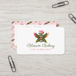 Tarjeta De Visita Fun Butterfly Blossom Floral Jardín Pastel de pana