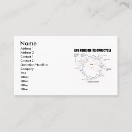 Tarjeta De Visita Funcionamientos de la vida en su propio ciclo