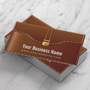 Tarjeta De Visita Funda de cuero creativo