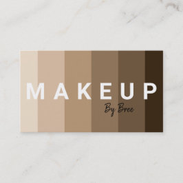 Tarjeta De Visita Fundación All Shades Artista de Maquillaje de Piel