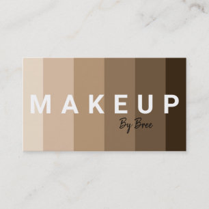 Tarjeta De Visita Fundación de Maquillaje de Piel All Shades