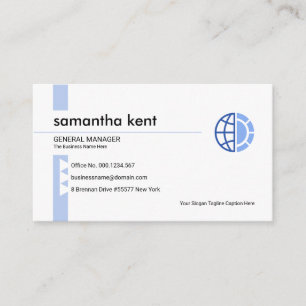 Tarjeta De Visita Fundador de inicio clásico Minimalista simple