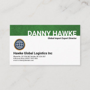 Tarjeta De Visita Fundador del CEO de Green Grunge Layer