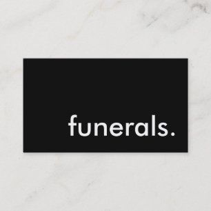 Tarjeta De Visita funerales.