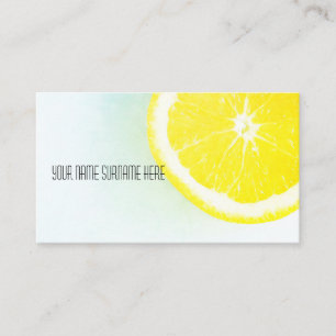 Tarjeta De Visita Funky Naranja Organic Feed Business Card