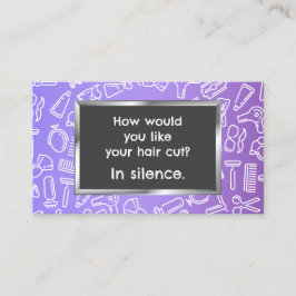 Tarjeta De Visita Funny 💇 Barber