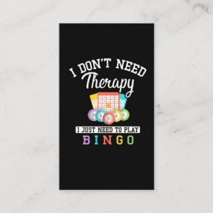 Tarjeta De Visita Funny Bingo Player Chiste