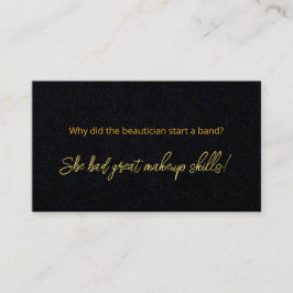 Tarjeta De Visita Funny Makeup Artist Simple