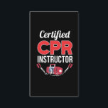 Tarjeta De Visita Funny Medical Worker, instructor de RCP certificad<br><div class="desc">Gracioso regalo de instructor de primeros auxilios. Instructor de RCP Gracioso Trabajador Médico.</div>