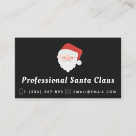 Tarjeta De Visita Funny Santa Claus Servicios Navidades Fiesta temát