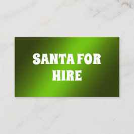 Tarjeta De Visita Funny Santa para alquilar