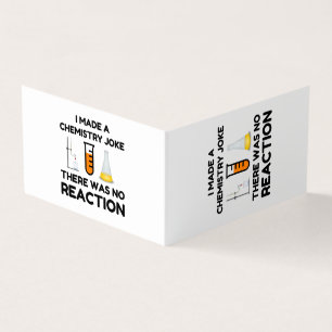 Tarjeta De Visita Funny Science lover chemistry chiste