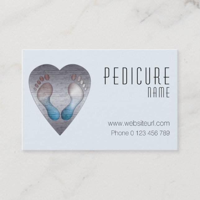 Tarjeta De Visita fusspflege cuidado pie (Anverso)