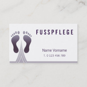 Tarjeta De Visita fußpflege cuidado pie