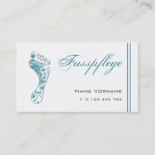 Tarjeta De Visita fußpflege cuidado pie
