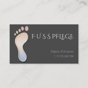 Tarjeta De Visita fußpflege cuidado pie