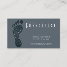 Tarjeta De Visita fusspflege cuidado pie