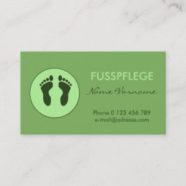 Tarjeta De Visita fusspflege cuidado pie