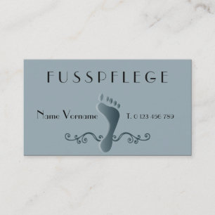 Tarjeta De Visita fußpflege cuidado pie