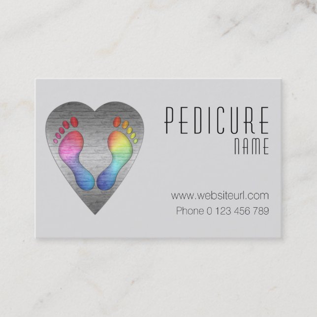 Tarjeta De Visita fusspflege cuidado pie (Anverso)