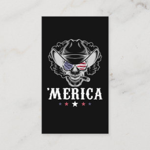 Tarjeta De Visita Fútbol americano Cowboy Merica 4 de julio