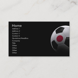 Tarjeta De Visita Fútbol en Japón