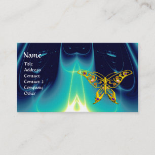 Tarjeta De Visita FÚTBOL HIPER / OLAS LUMINOSAS, Aqua Blue,Turquase