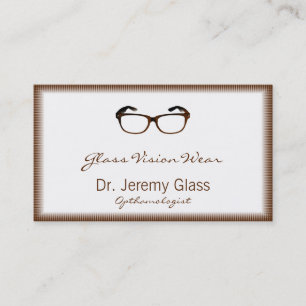 Tarjeta De Visita Gafas