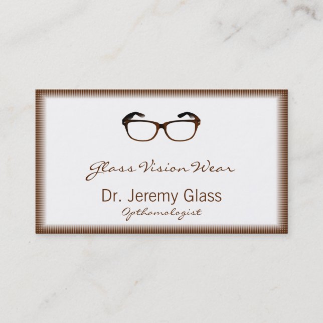Tarjeta De Visita Gafas (Anverso)