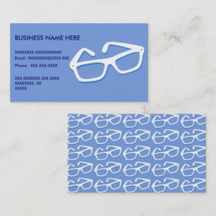Tarjeta De Visita Gafas de friki geniales