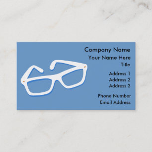 Tarjeta De Visita Gafas de friki geniales