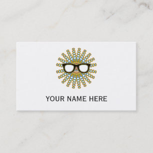 Tarjeta De Visita Gafas de nerd soleadas + tu trasero. e ideas