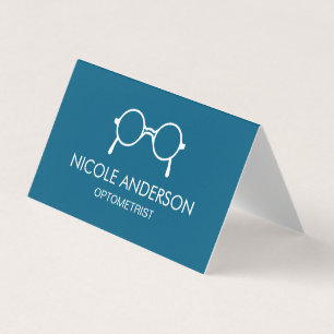Tarjeta De Visita Gafas de Oculista Minimalista
