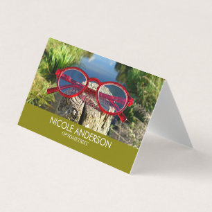 Tarjeta De Visita Gafas de optometrista