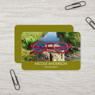 Tarjeta De Visita Gafas de optometrista