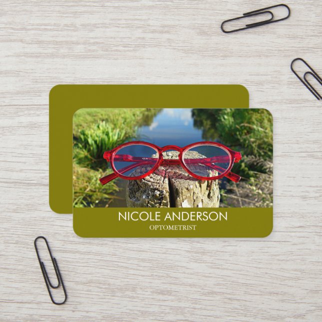 Tarjeta De Visita Gafas de optometrista (Anverso/Reverso In Situ)