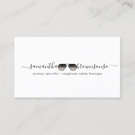 Tarjeta De Visita Gafas de sol Tendencia boutique en línea de gafas