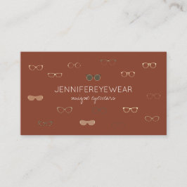 Tarjeta De Visita gafas de sol Terracotta Optical Eye