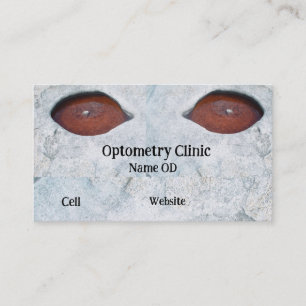 Tarjeta De Visita gafas de tamaño pupio de ojos espectáculo de cuida