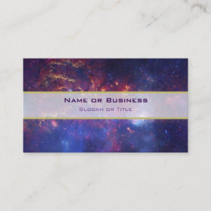Tarjeta De Visita Galaxia brillante brillante brillante brillante en