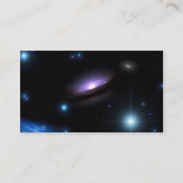 Tarjeta De Visita Galaxia NGC 4526 - (Anverso)