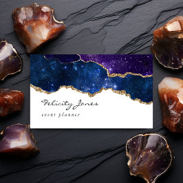 Tarjeta De Visita Galaxy Agate Stone