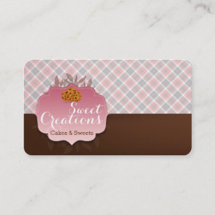 Tarjeta De Visita Galletas de panadería Negocio Dulce