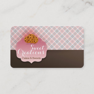 Tarjeta De Visita Galletas de panadería Negocio Dulce