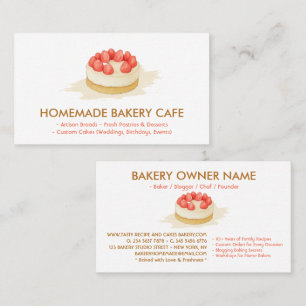 Tarjeta De Visita Galletas de pastelero Bodas Cumpleaños Panadería M