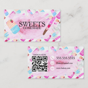 Tarjeta De Visita Galletas Pretzels Panadería Bakery Treats B