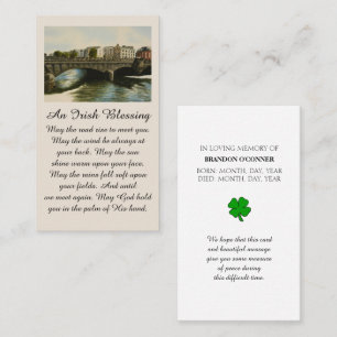 Tarjeta De Visita Galway: Condolencias sentidas, azul Siena Roja