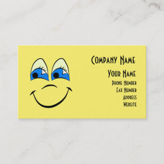 Tarjeta De Visita Gama feliz de la cara