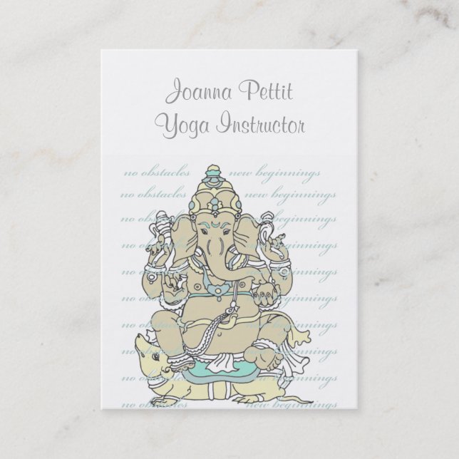 Tarjeta De Visita Ganesh (Anverso)